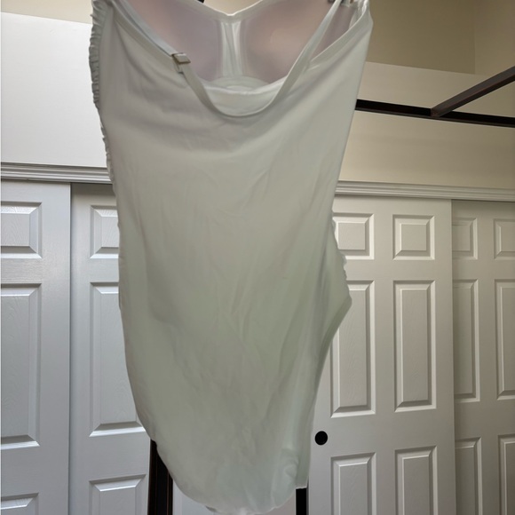 Lilly Pulitzer White One Piece Swimsuit with Sweetheart Neckline - Picture 2 of 3